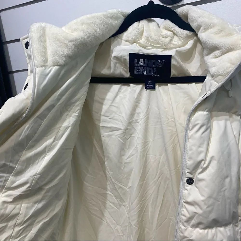 LANDS END Down Coat with Stretch - Picture 10 of 11